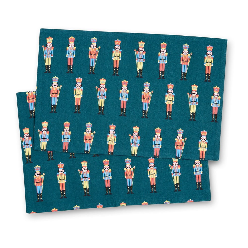 Pamut tányéralátét szett 4 db-os karácsonyi mintával 30x46 cm Nutcracker – Catherine Lansfield