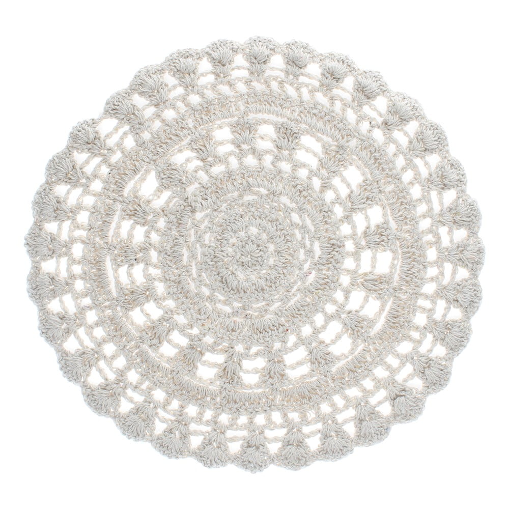 Pamutkeverék tányéralátét ø 35 cm Crochet – Rex London