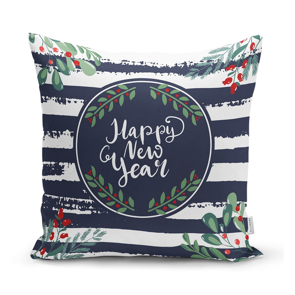 Párnahuzat 43x43 cm Happy New Year – Mila Home