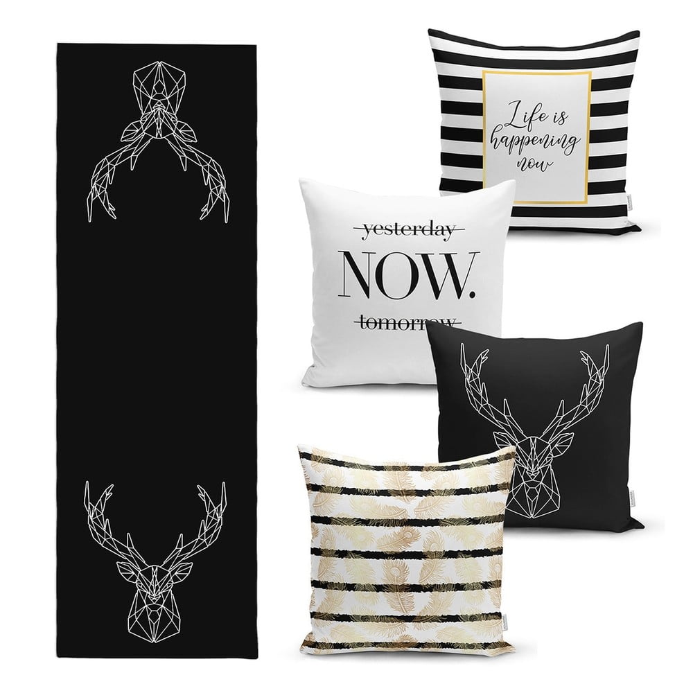 Párnahuzat és asztali futó szett 5 db-os – Mila Home