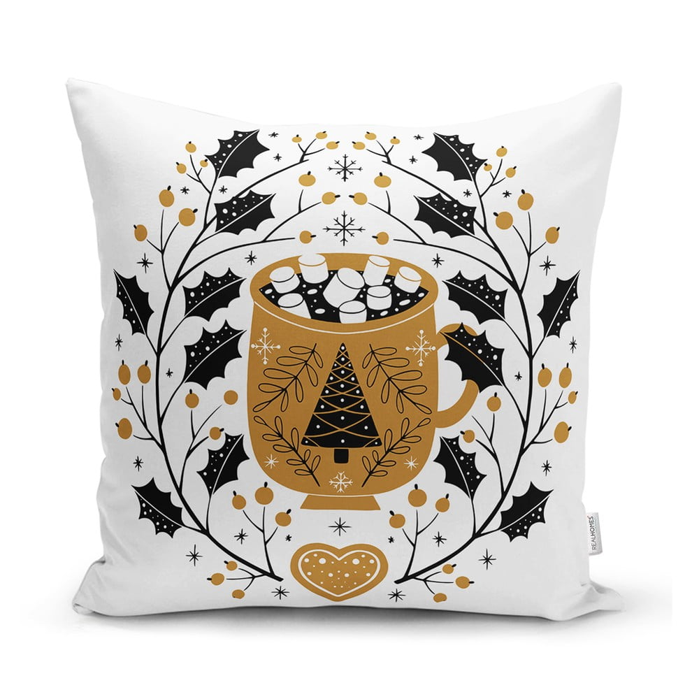 Párnahuzat karácsonyi mintával 43x43 cm Golden Illustration – Mila Home