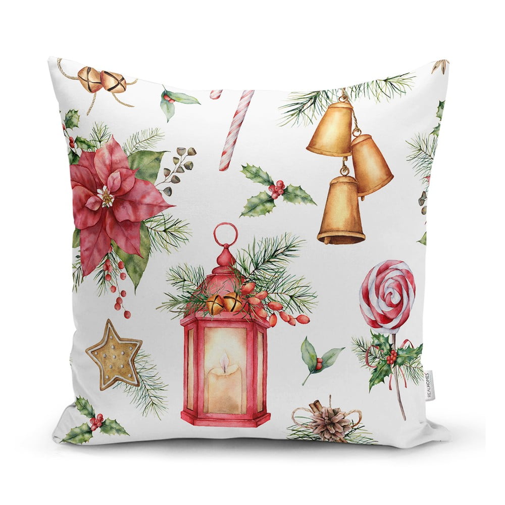 Párnahuzat karácsonyi mintával 43x43 cm Lantern – Mila Home