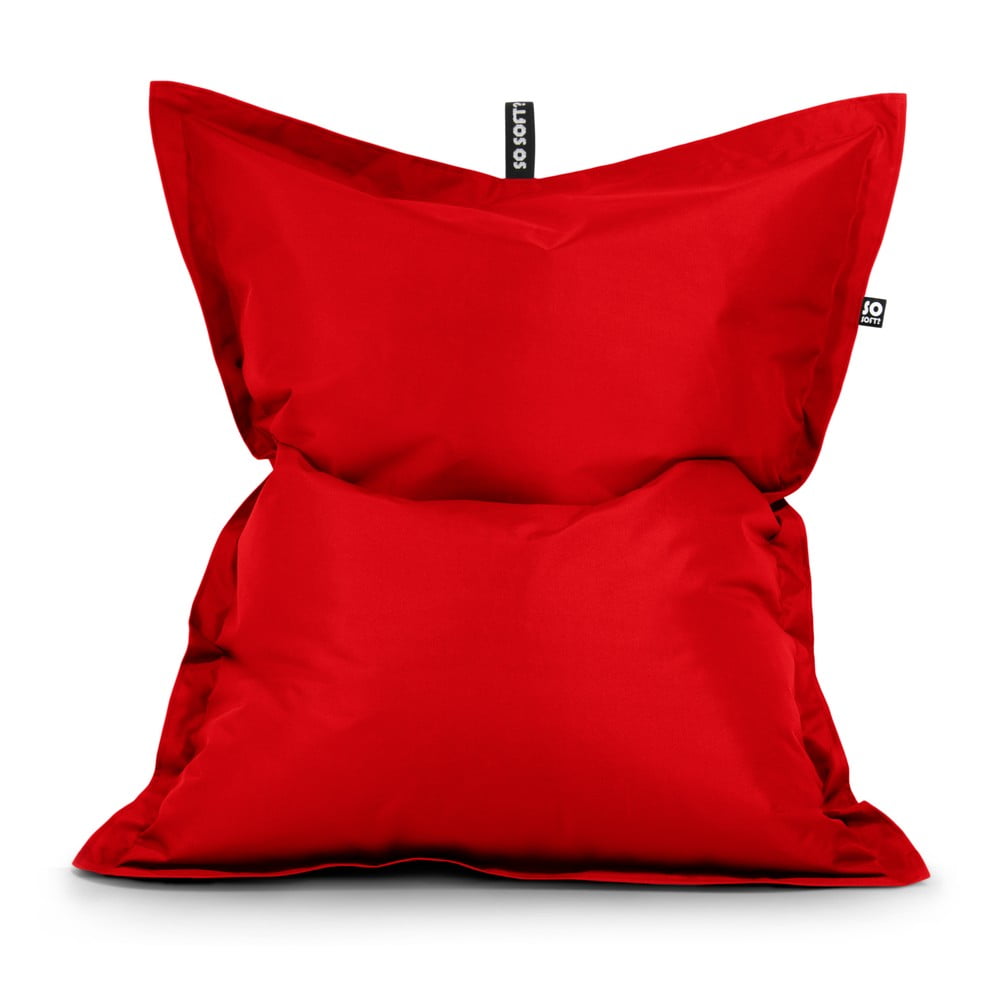 Piros babzsákfotel Pad XXL – So Soft?