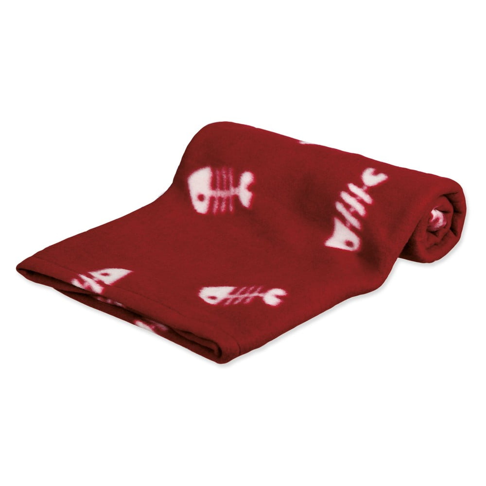 Piros fleece takaró macskáknak 100x70 cm Trixie Barney – Plaček Pet Products