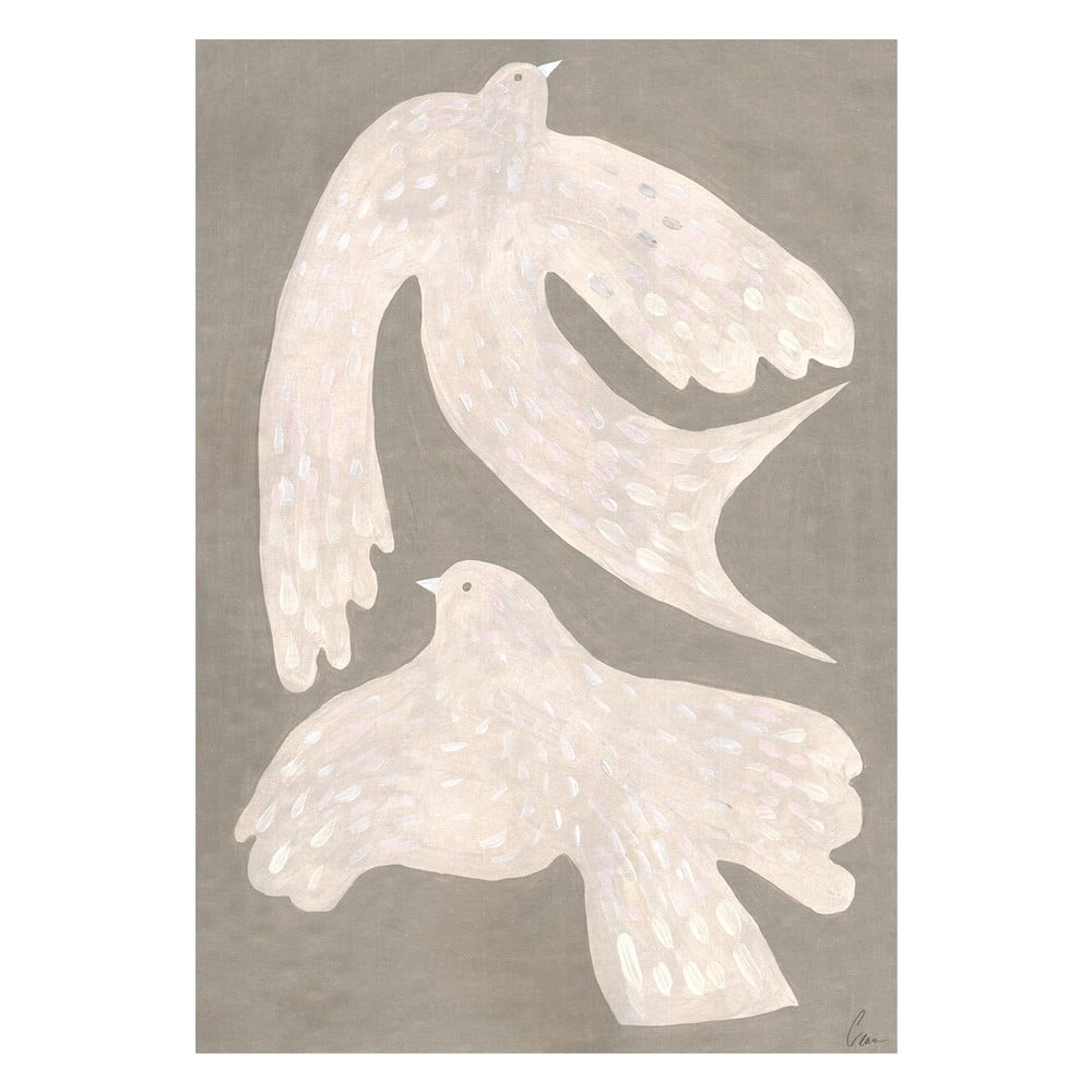 Poszter 30x40 cm Two Birds – The Poster Club