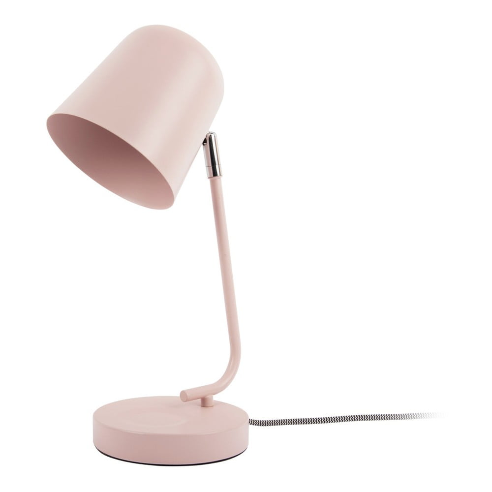Rózsaszín asztali lámpa (magasság 38
