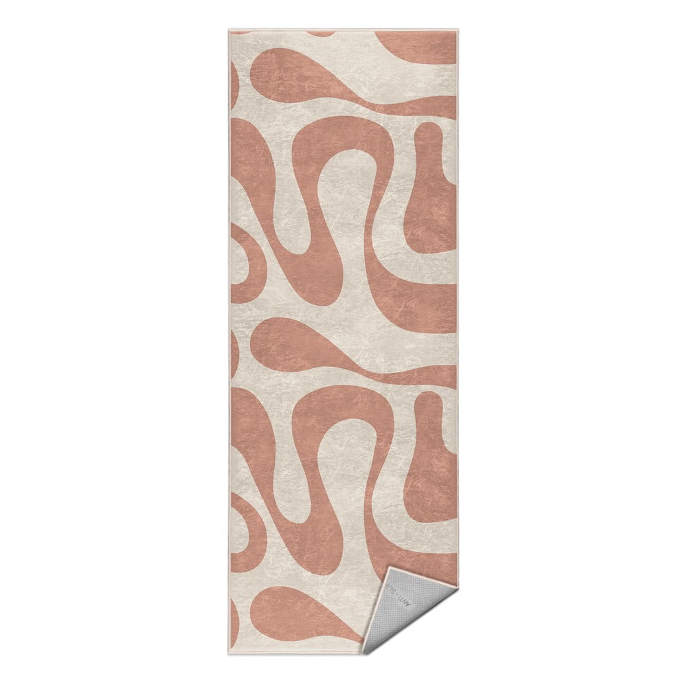 Rózsaszín mosható futószőnyeg 60x230 cm Strawberry Latte – Mila Home