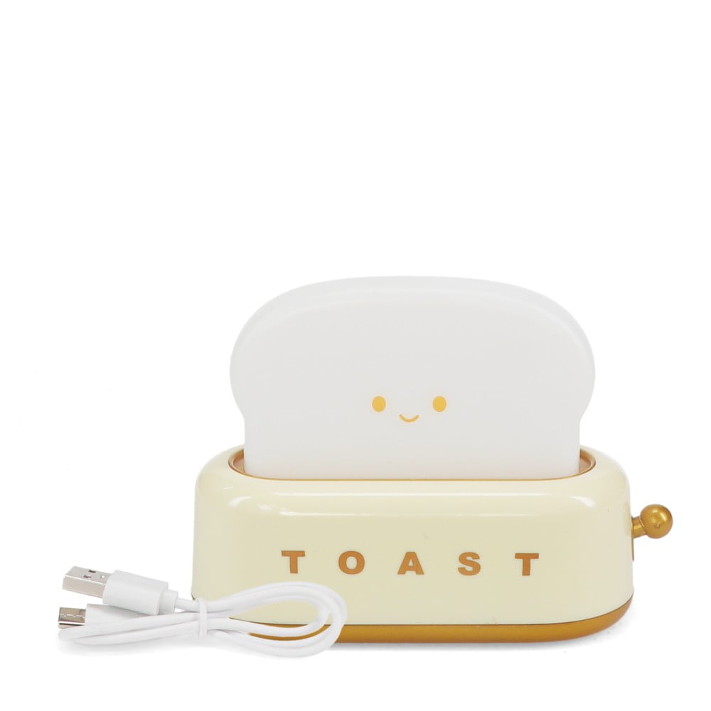 Sárga-fehér gyerek éjjelilámpa Toaster – Rex London
