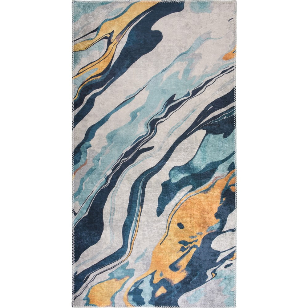 Sárga-kék mosható szőnyeg 80x150 cm Colors of Joy – Vitaus