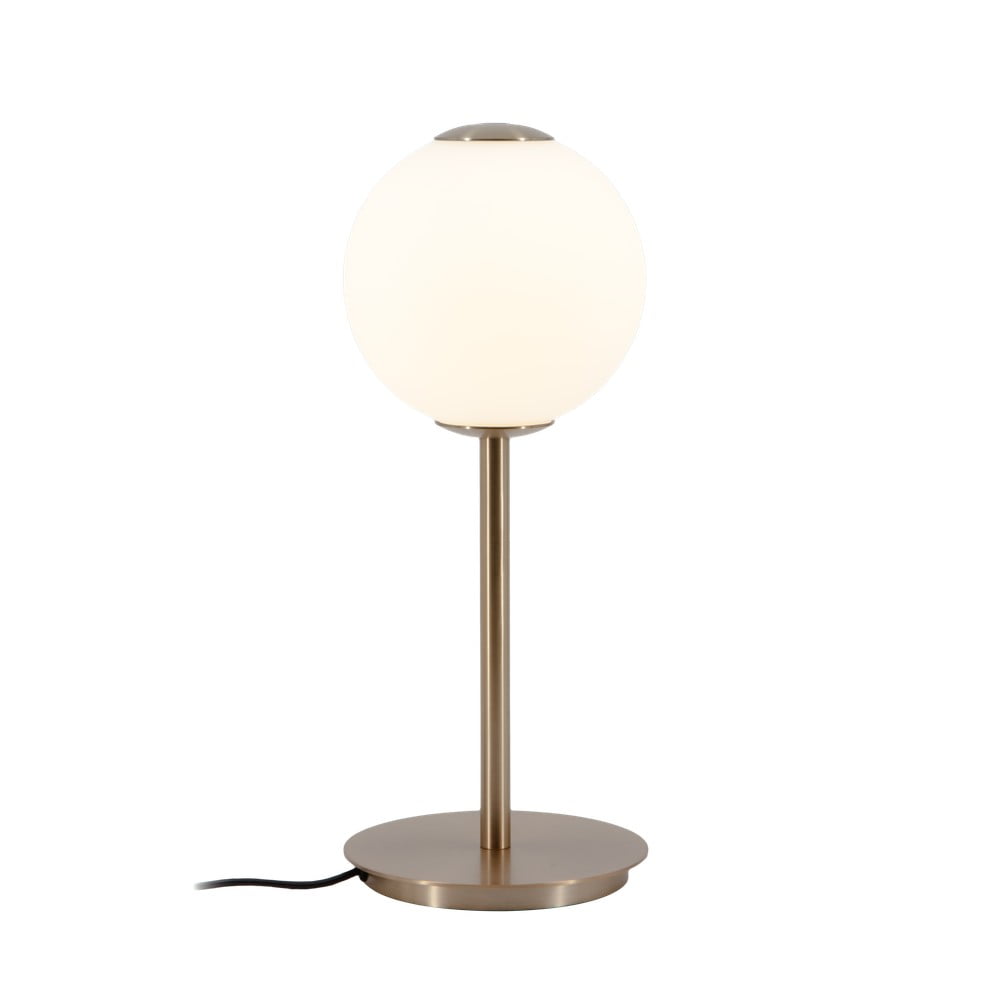 Sárgaréz színű fém LED dimmelhető asztali lámpa üveg búrával (magasság 37 cm) Audrey Table – UMAGE