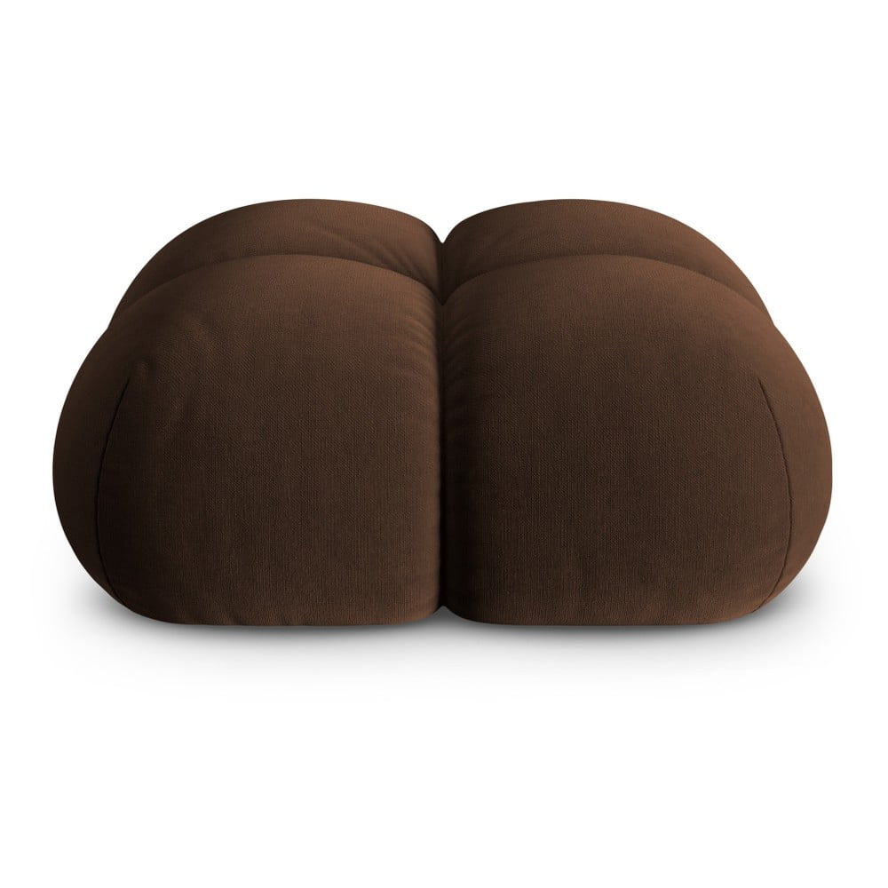 Sötétbarna bársony lábtartó Loretto – Cosmopolitan Design