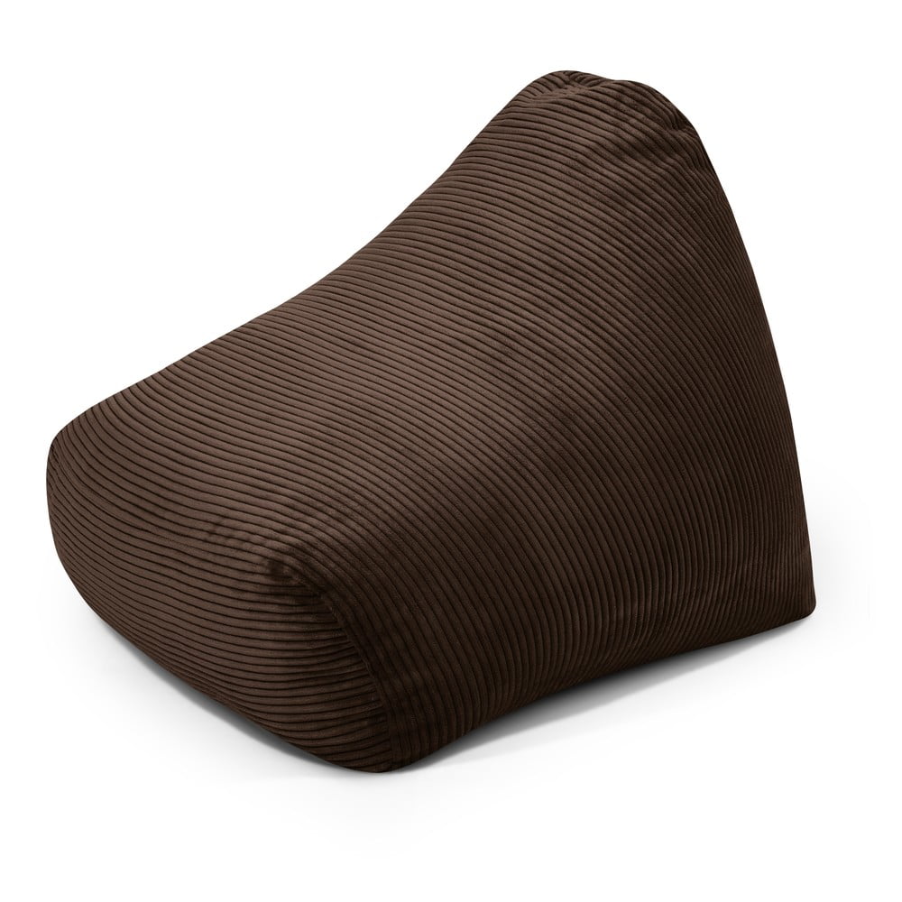 Sötétbarna kordbársony gyerek babzsákfotel Snug 80 – SLOWDOWN