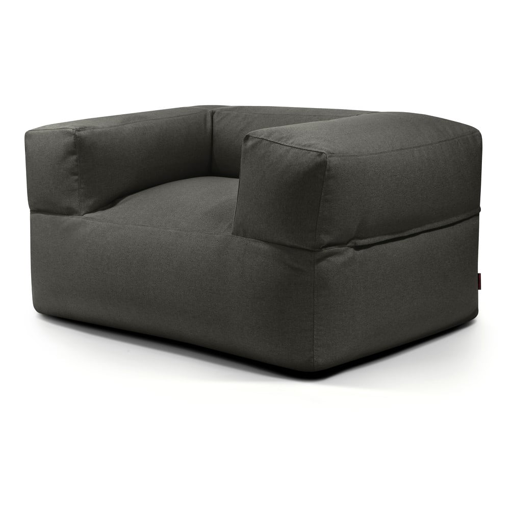 Sötétszürke babzsákfotel MooG – SLOWDOWN