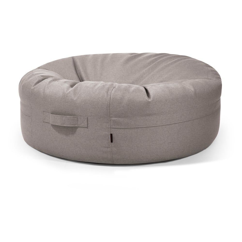 Szürkésbézs babzsákfotel Roll 135 – SLOWDOWN