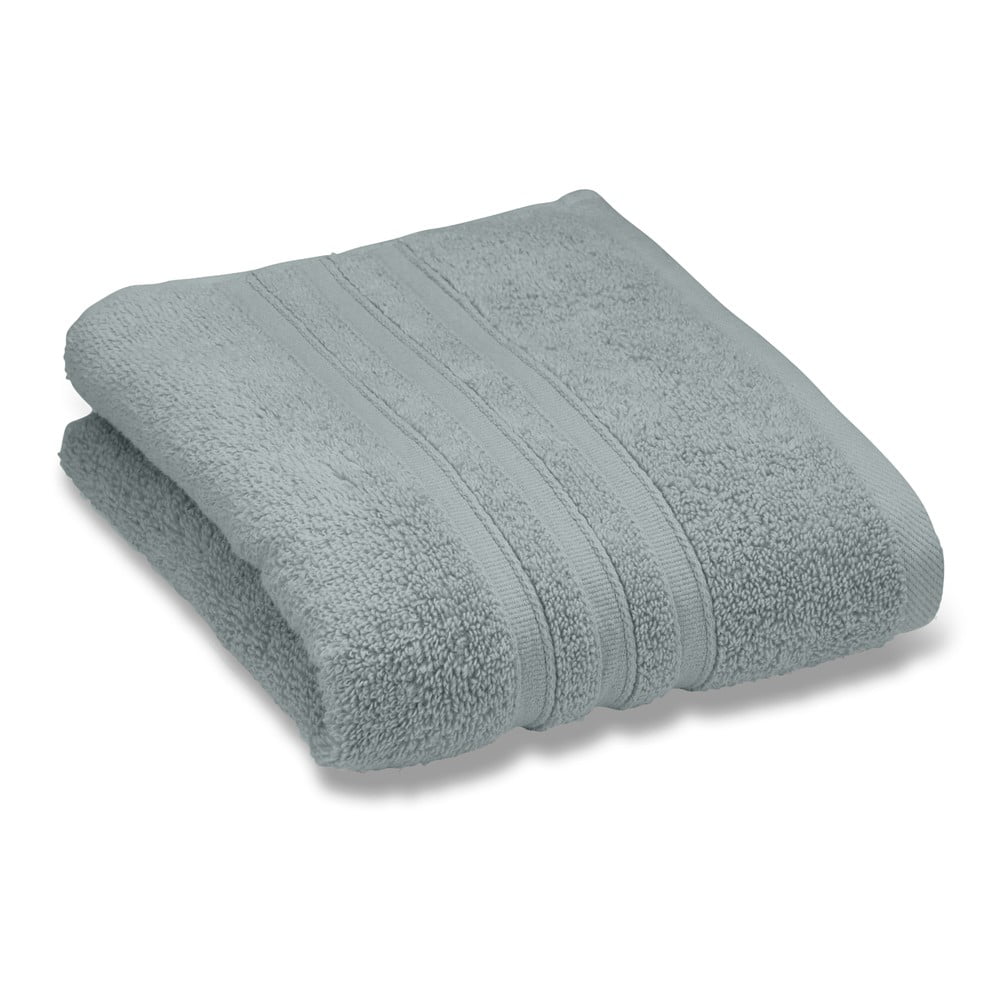 Szürkészöld frottír pamut fürdőlepedő 70x120 cm Zero Twist – Catherine Lansfield