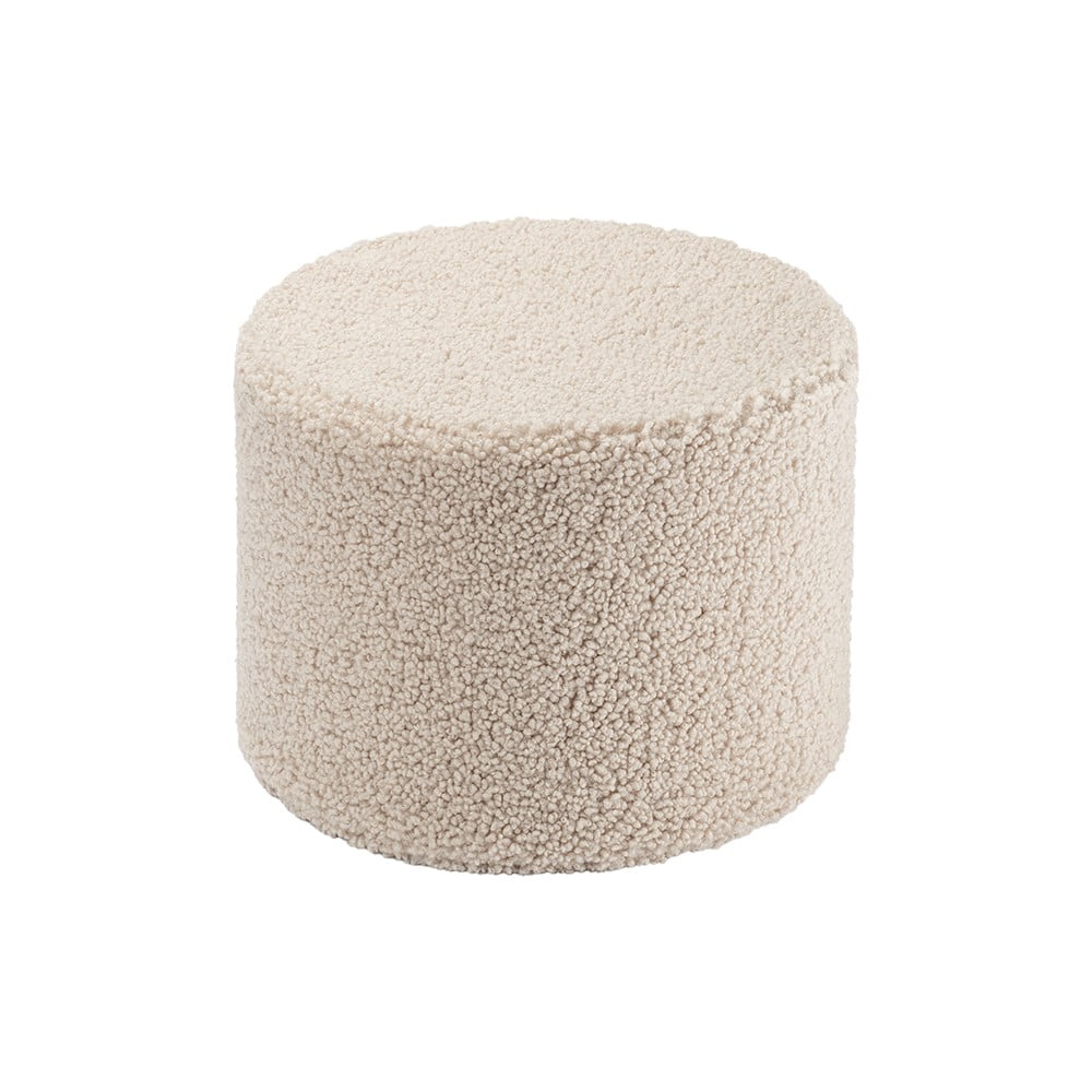 Világosbarna buklé gyerek puff – Wigiwama