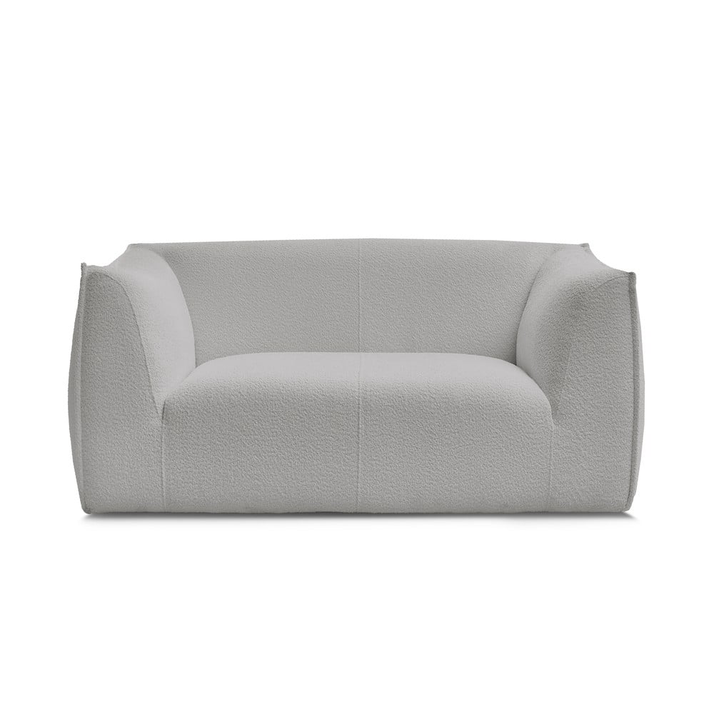 Világosszürke buklé kanapé 170 cm Giorgia – Bobochic Paris