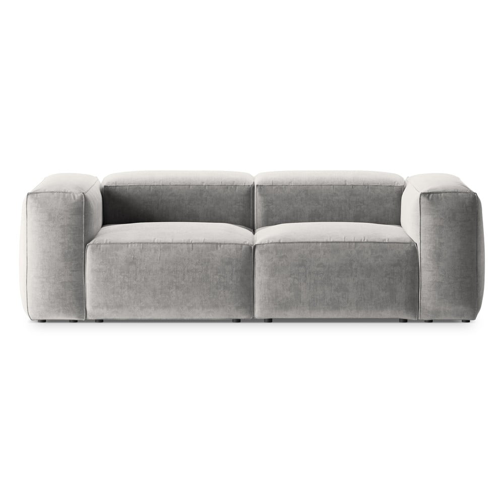 Világosszürke kanapé 224 cm Bergano – Cosmopolitan Design