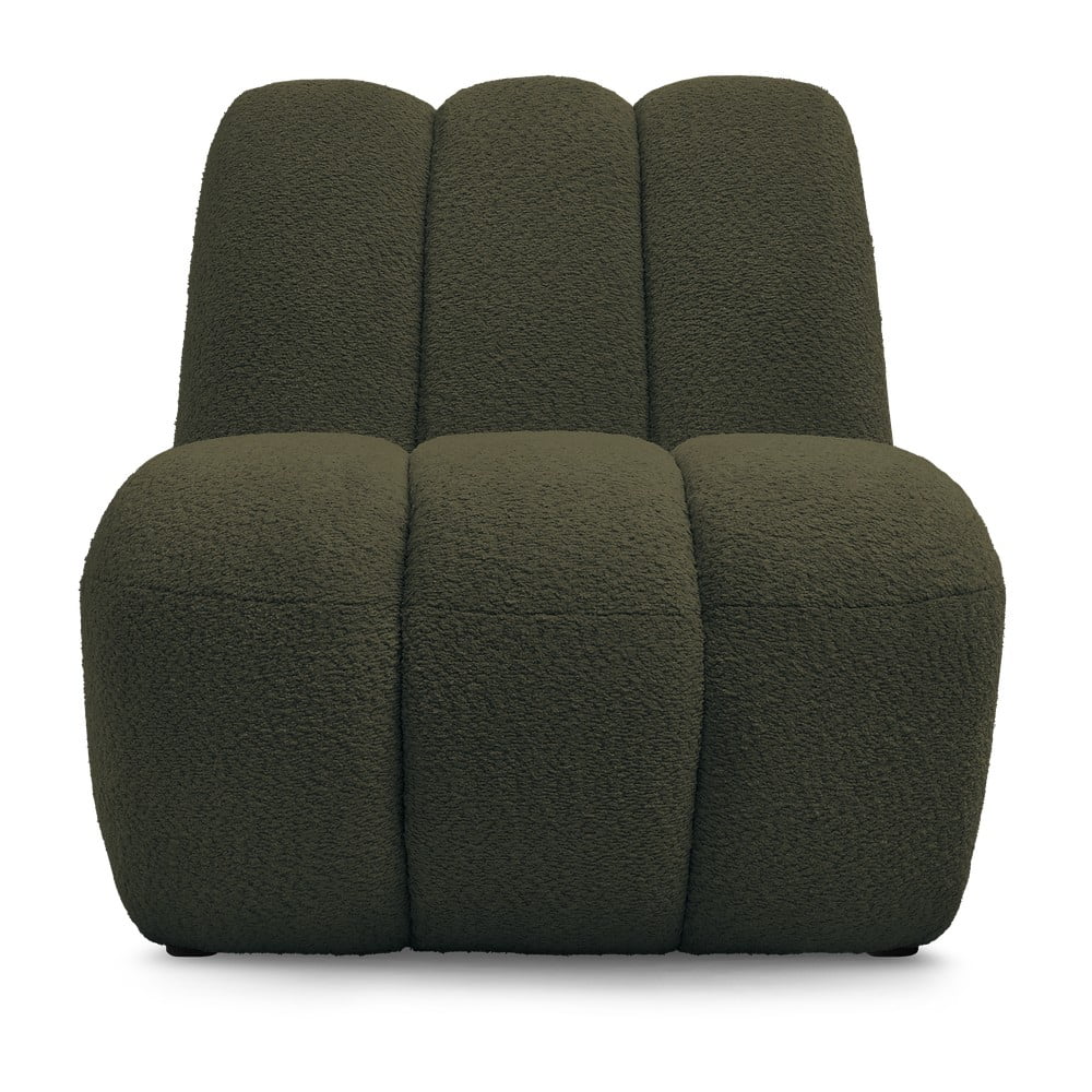 Zöld buklé fotel Janissaire – Bobochic Paris