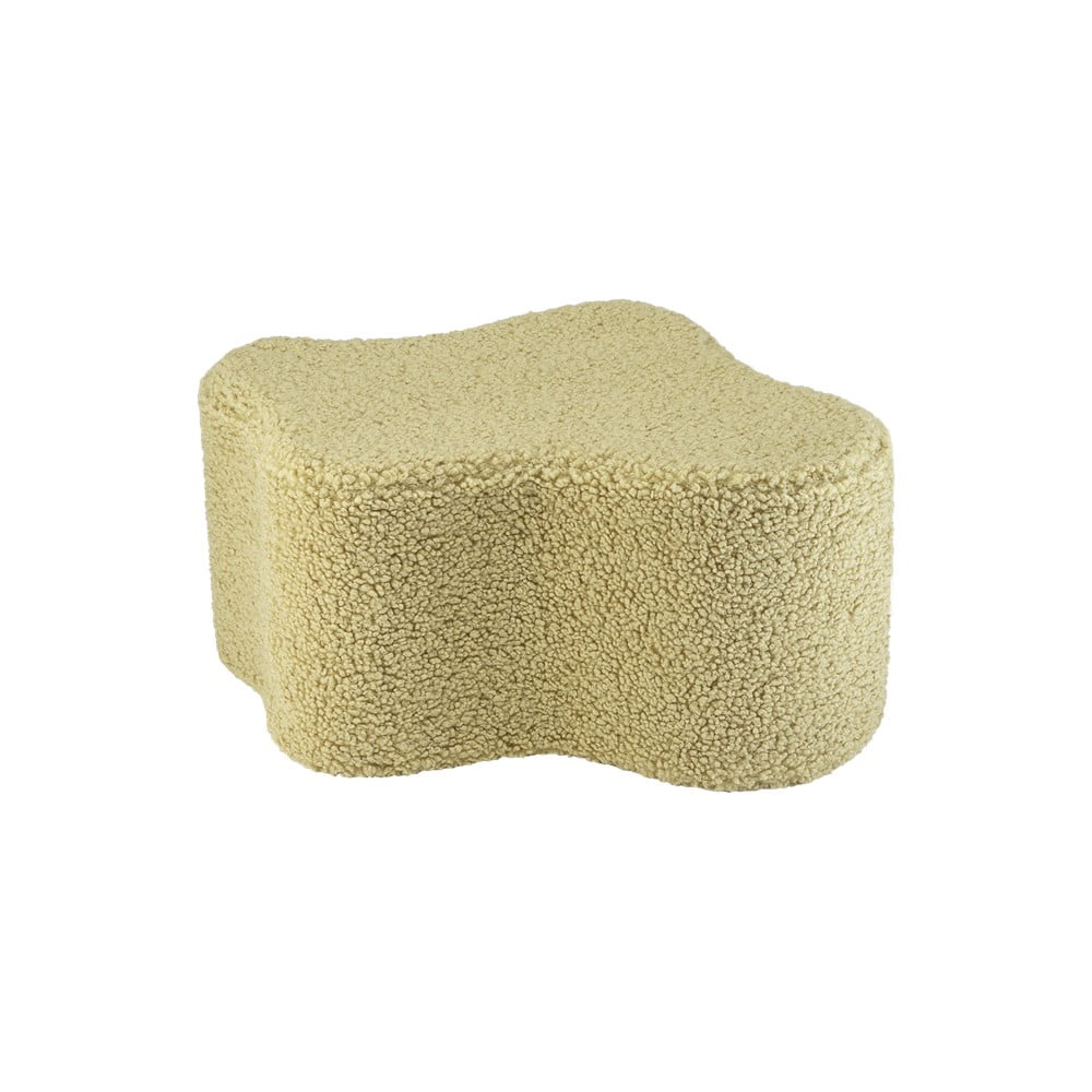 Zöld buklé gyerek puff Cloud – Wigiwama