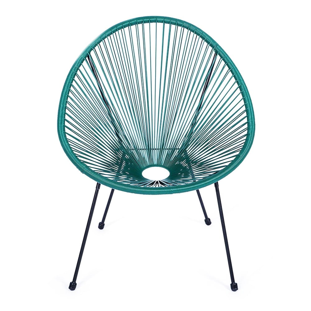 Zöld fém-műanyag kerti fotel Avocado Comfort – Bonami Selection