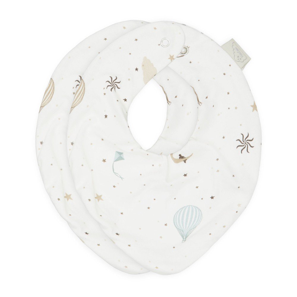 Elefántcsont színű bio pamut előke szett 2 db-os Dreamland – Cam Cam Copenhagen