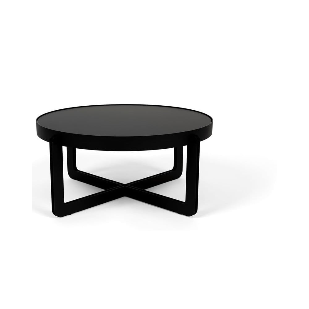 Fekete kerek dohányzóasztal Centre – Zuiver