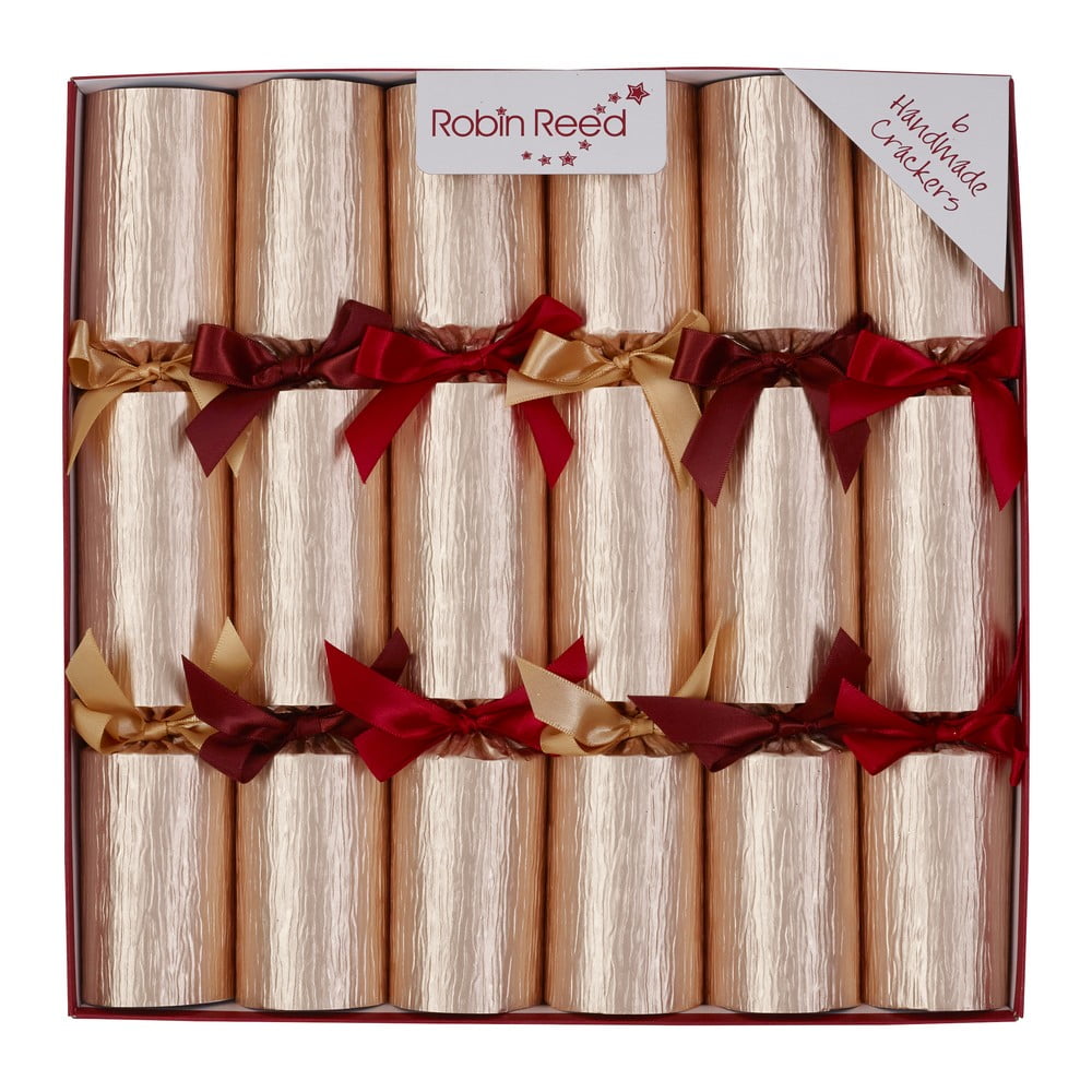 Karácsonyi cracker szett 6 db-os Merlot – Robin Reed