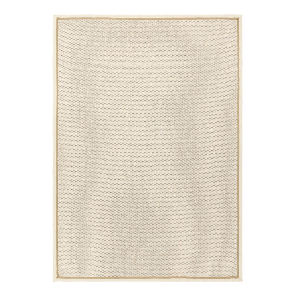 Krémszínű kétoldalas-kézi szövésű gyapjúkeverék szőnyeg 200x300 cm Korra Double Loop – Asiatic Carpets