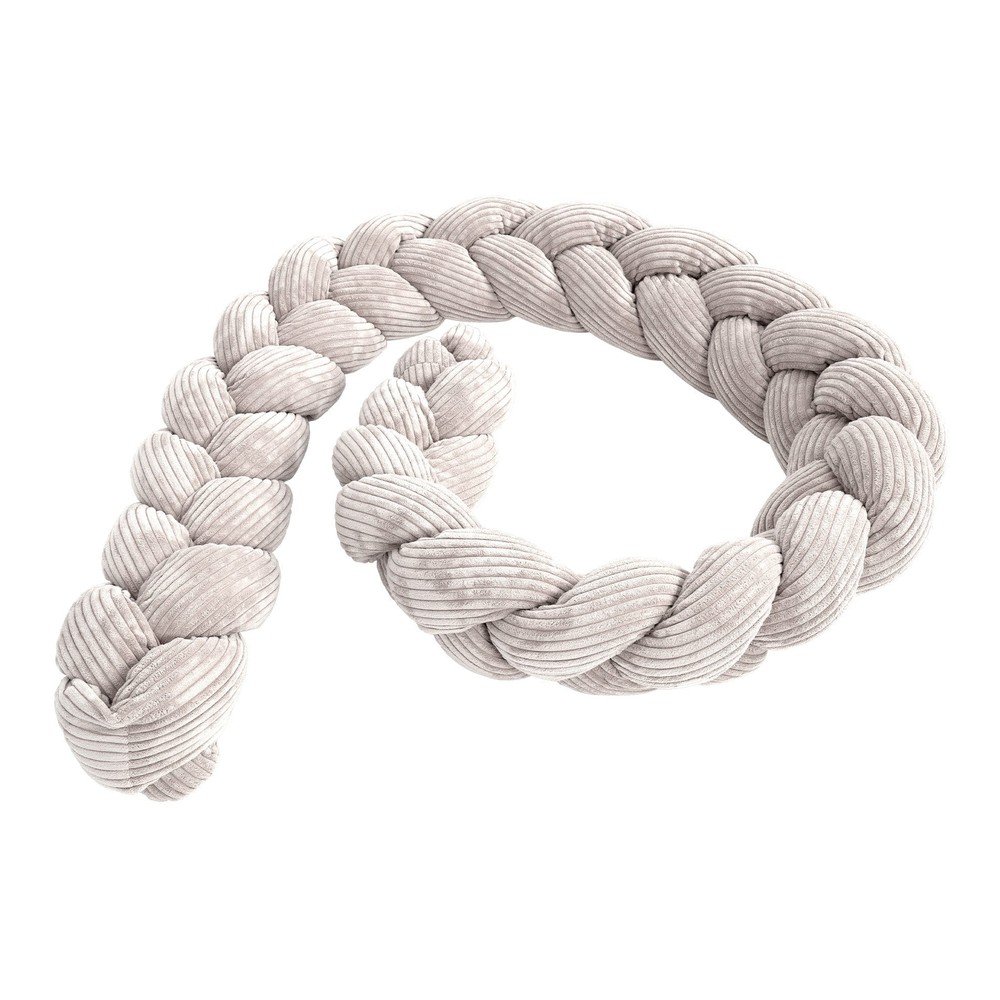 Krémszínű kordbársony rácsvédő 200 cm – Meowbaby