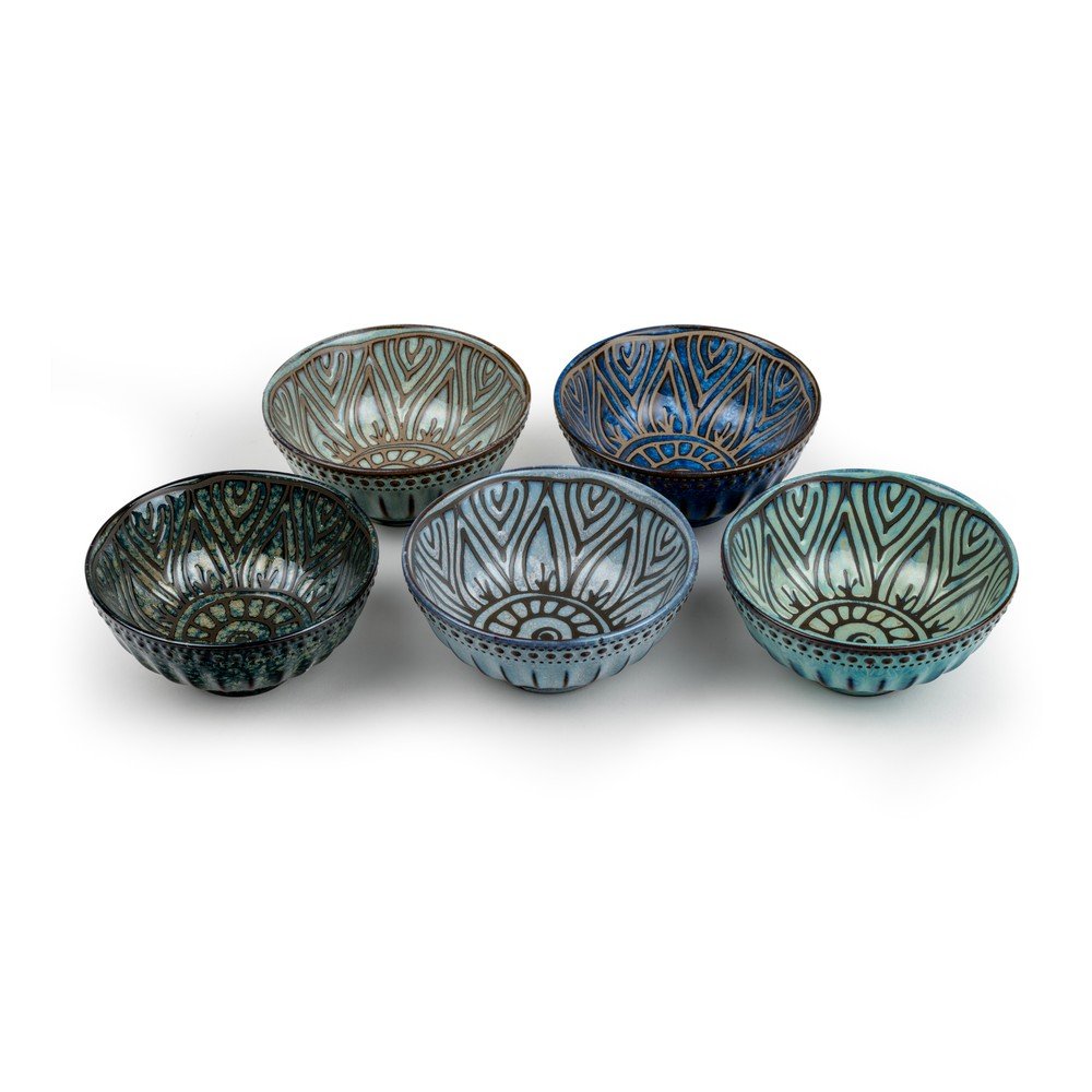 Porcelán szervírozó tálka szett 5 db-os 150 ml Jara – Bredemeijer