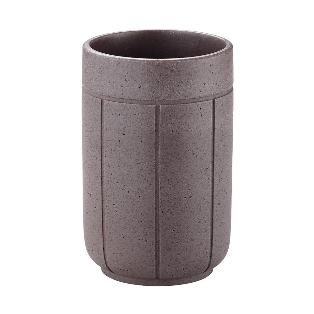 Sötétszürke poligyanta fogkefetartó pohár Kua – Blomus