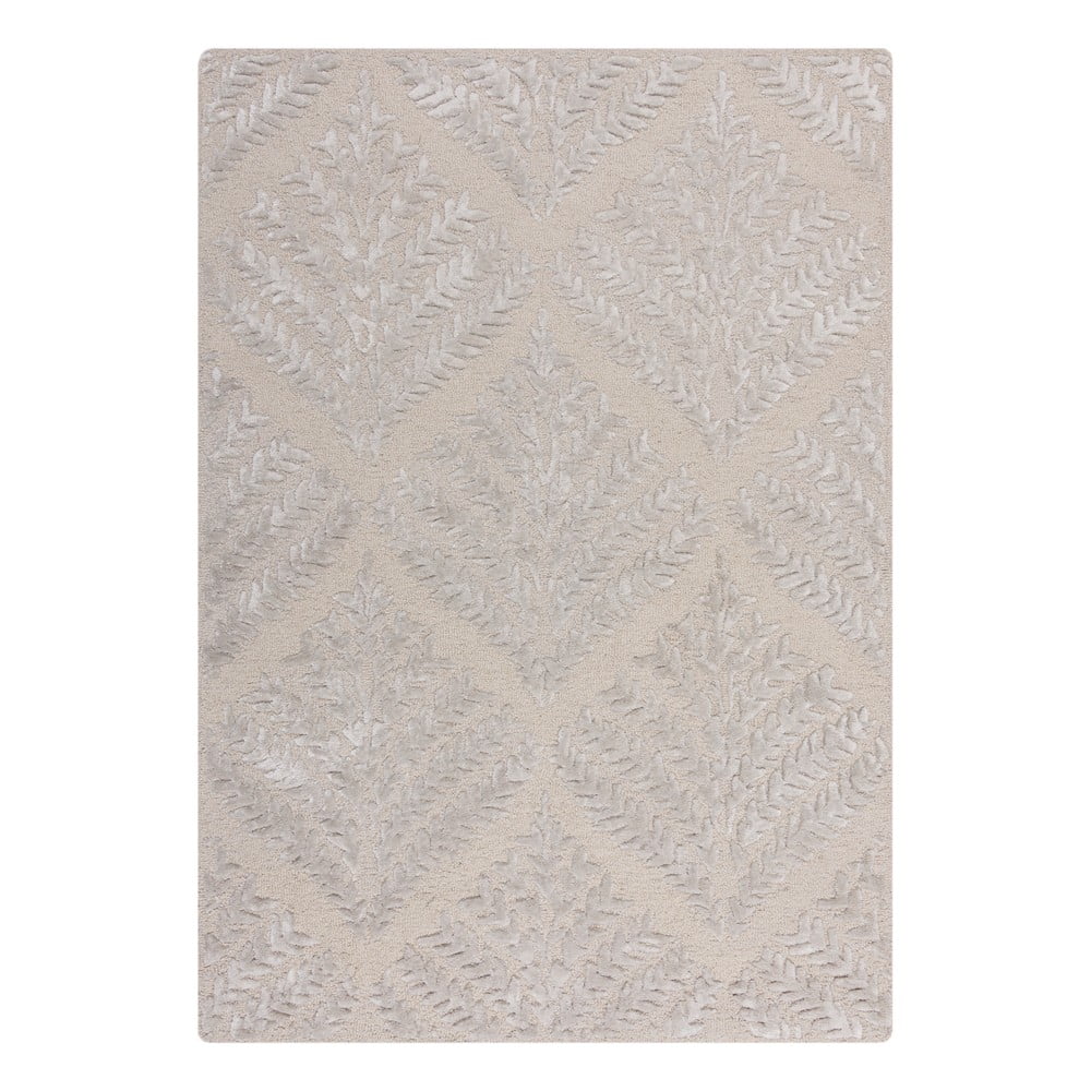 Szürkésbézs kézi szövésű gyapjúkeverék szőnyeg 160x230 cm Sloane – Flair Rugs