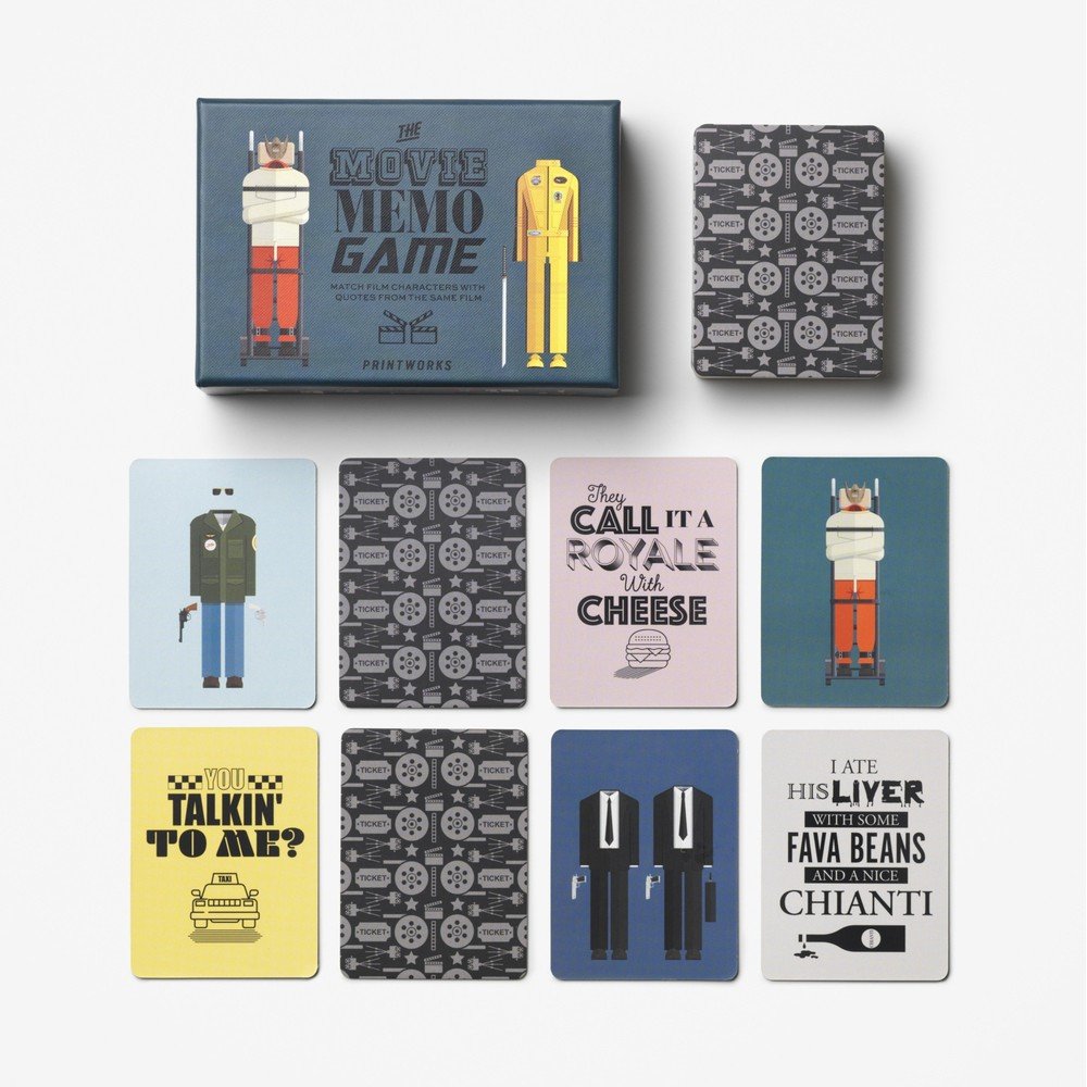 Társasjáték Memo game Movie – Printworks