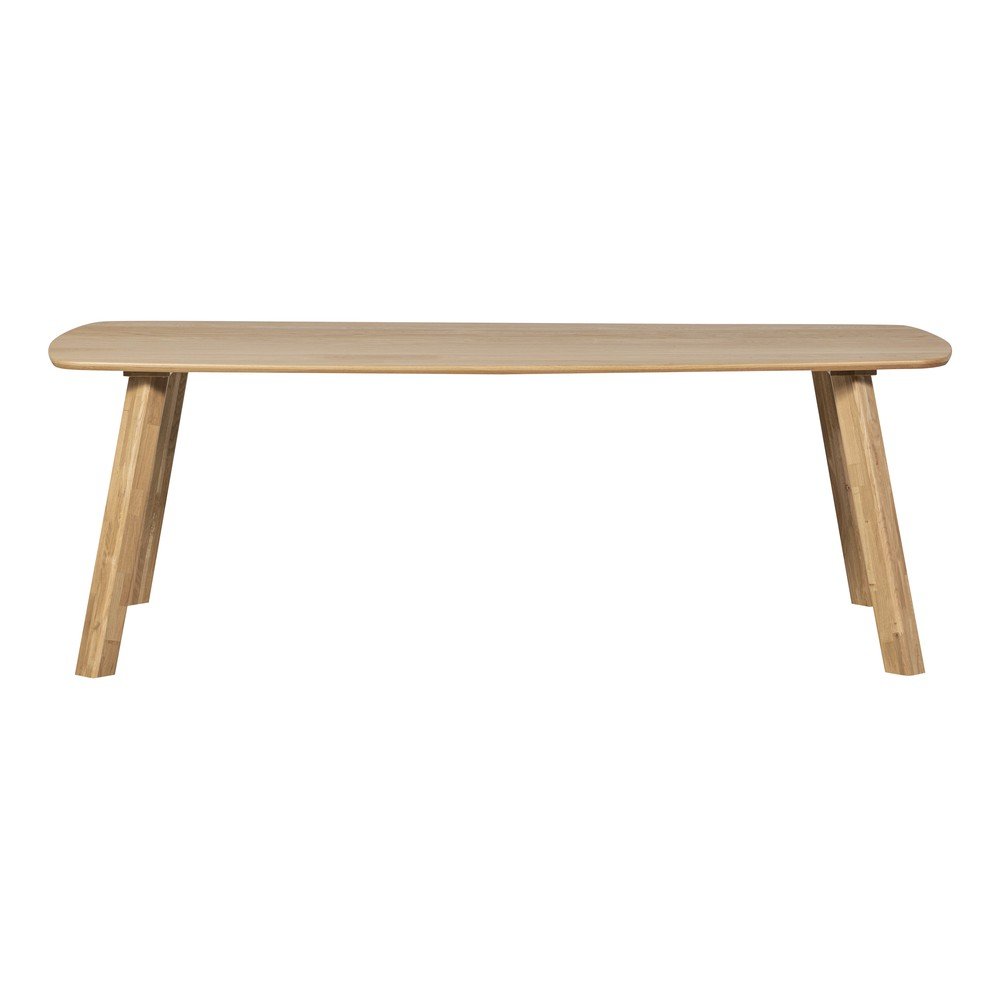 Tölgyfa étkezőasztal 100x220 cm Tablo – WOOOD