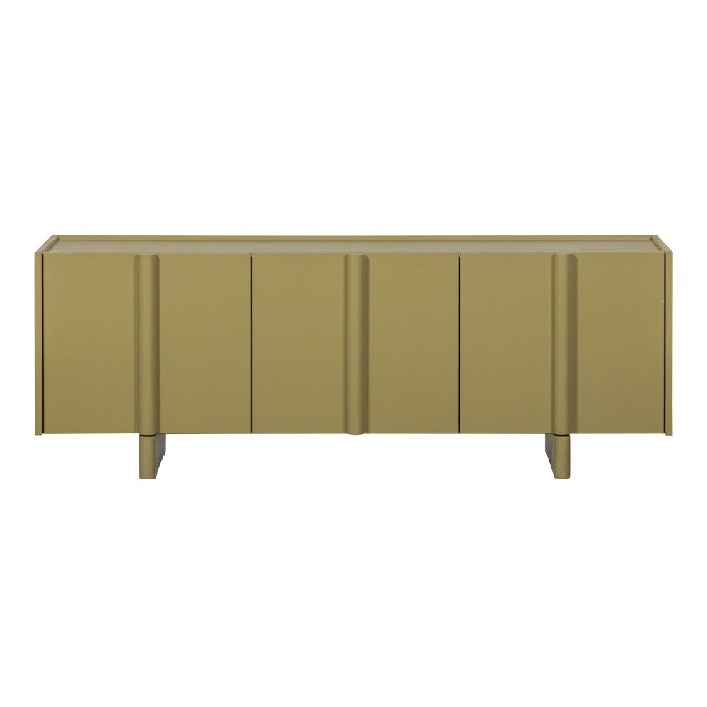 Zöld borovi fenyő TV-állvány 152x53x46 cm Basu – WOOOD