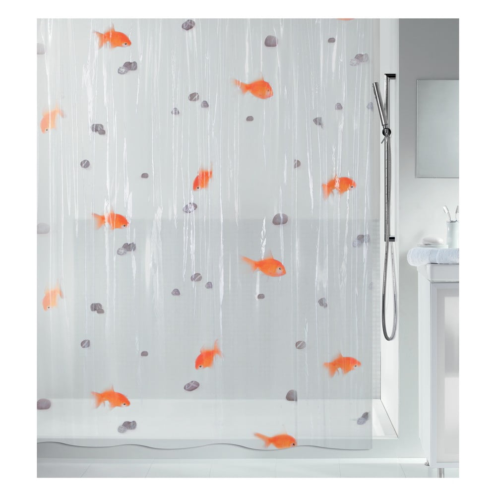 Zuhanyfüggöny 180x200 cm Goldfish – Spirella