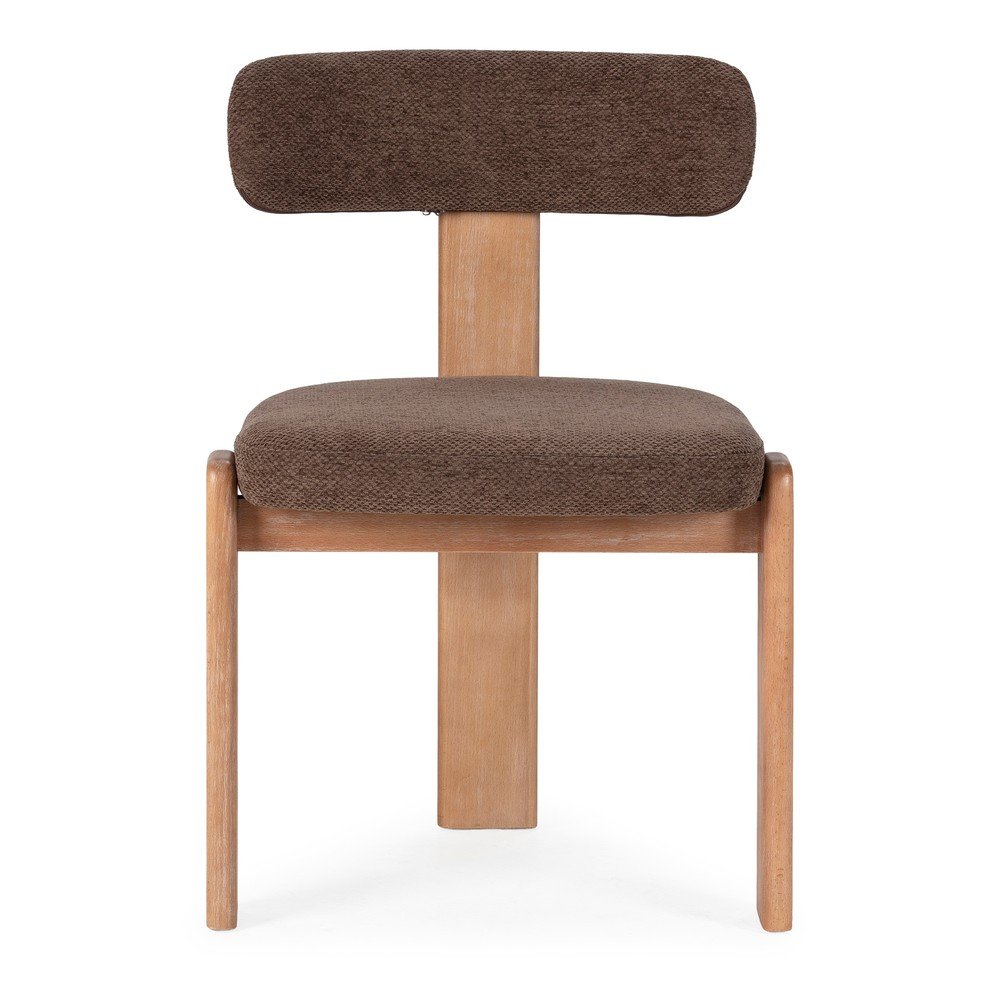 Barna kárpitozott étkezőszék szett 2 db-os Nadia – MOME