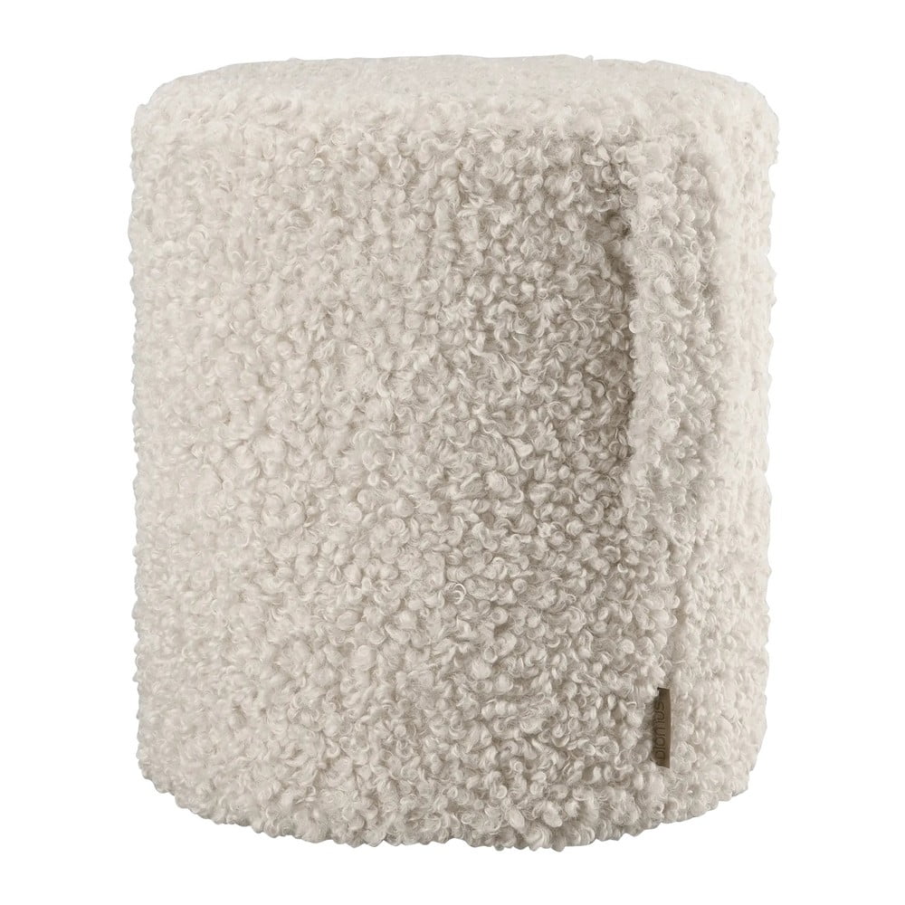 Bézs buklé puff Teddy – Blomus