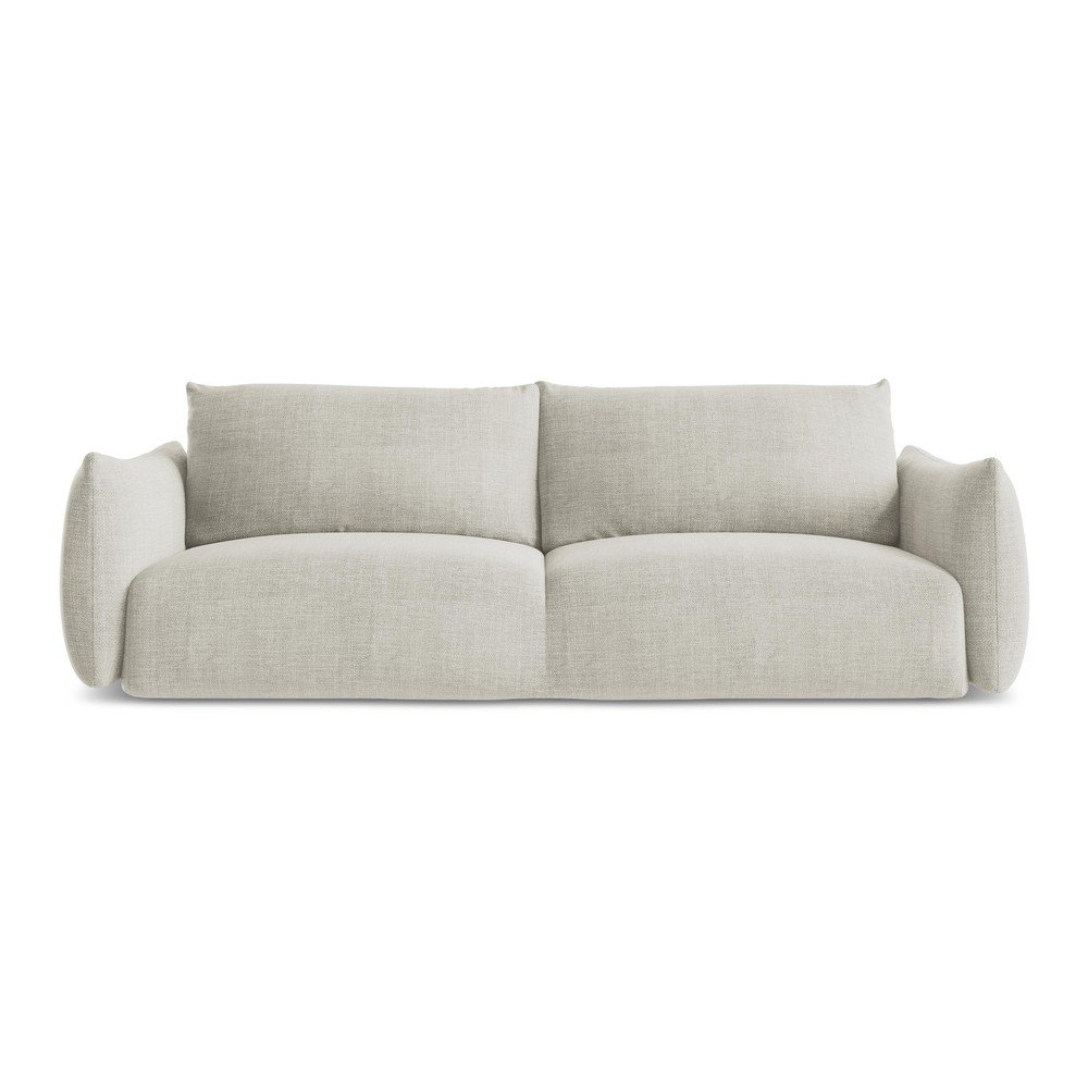 Bézs kinyitható kanapé 230 cm Leila – Makamii