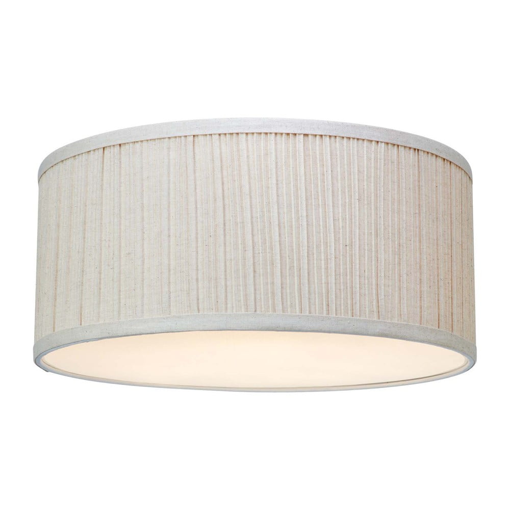 Bézs mennyezeti lámpa textil búrával Lux – Markslöjd