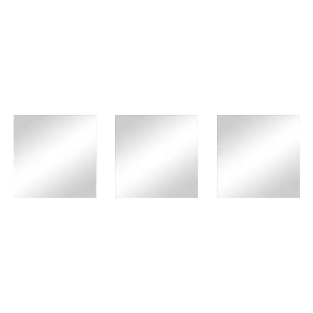 Fali tükör szett 3 db-os 30x30 cm – MSV
