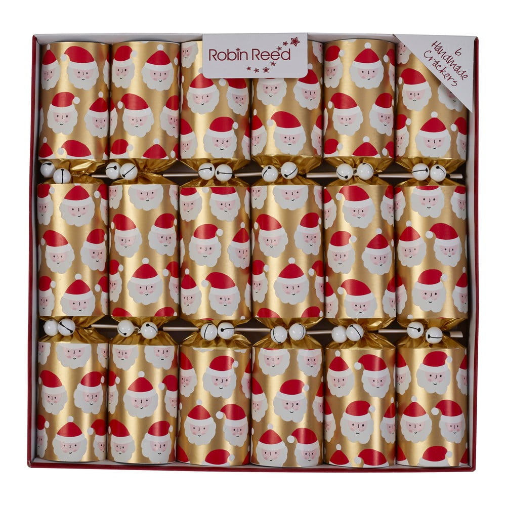 Karácsonyi cracker szett 6 db-os Racing Santa – Robin Reed