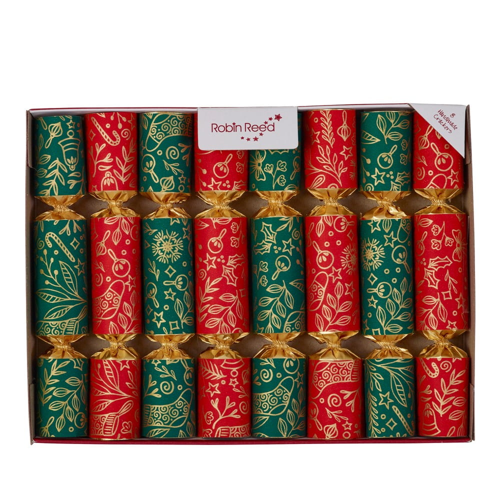 Karácsonyi cracker szett 8 db-os Bon Bon – Robin Reed
