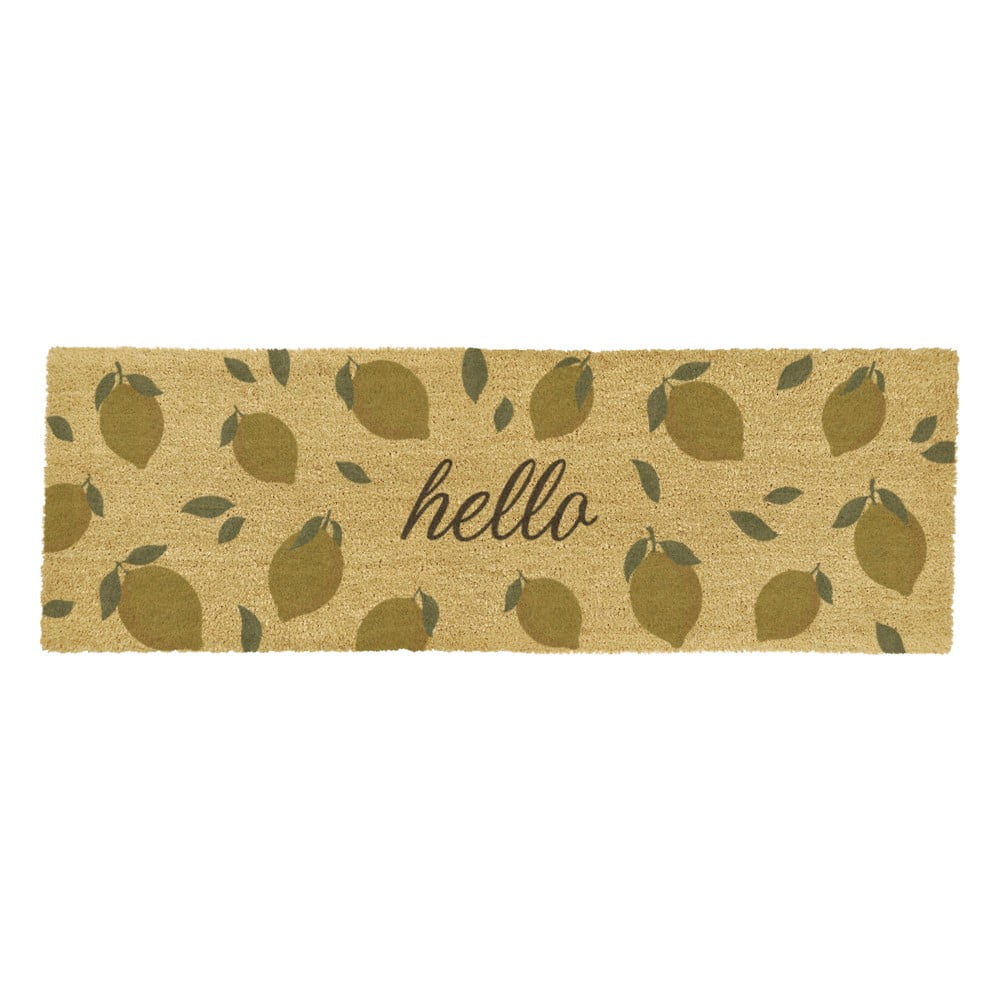 Kókuszrost lábtörlő 40x120 cm Hello Lemons – Artsy Doormats