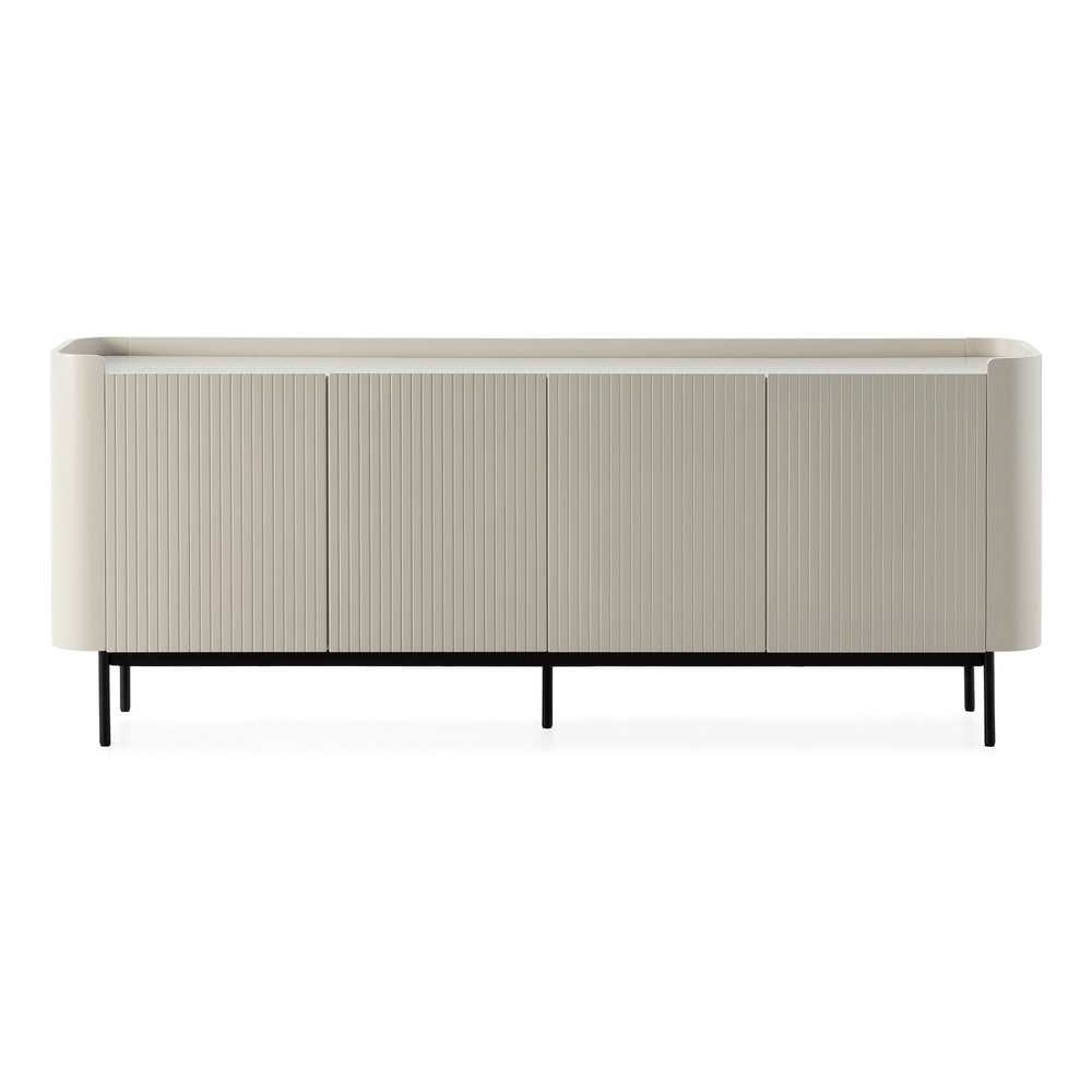 Krémszínű komód 200x80x40 cm Willa – MOME