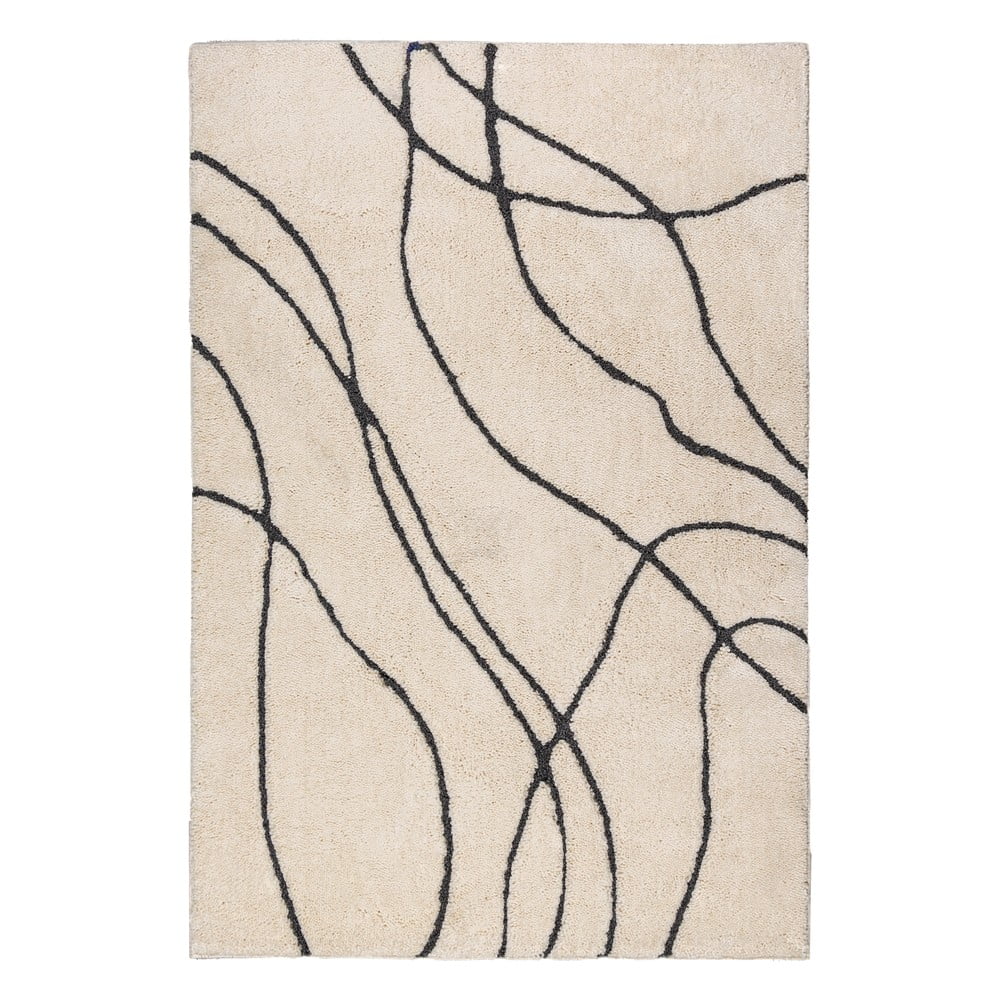 Krémszínű szőnyeg 120x170 cm Flow – Flair Rugs