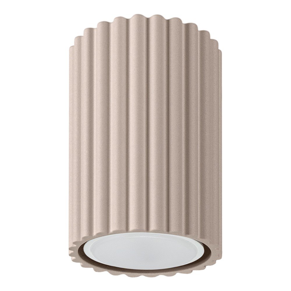 Szürkésbarna fém spotlámpa ø 6