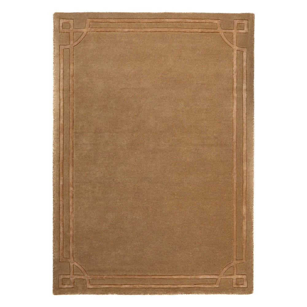 Terrakotta színű kézi szövésű gyapjú szőnyeg 120x170 cm Gatsby – Flair Rugs