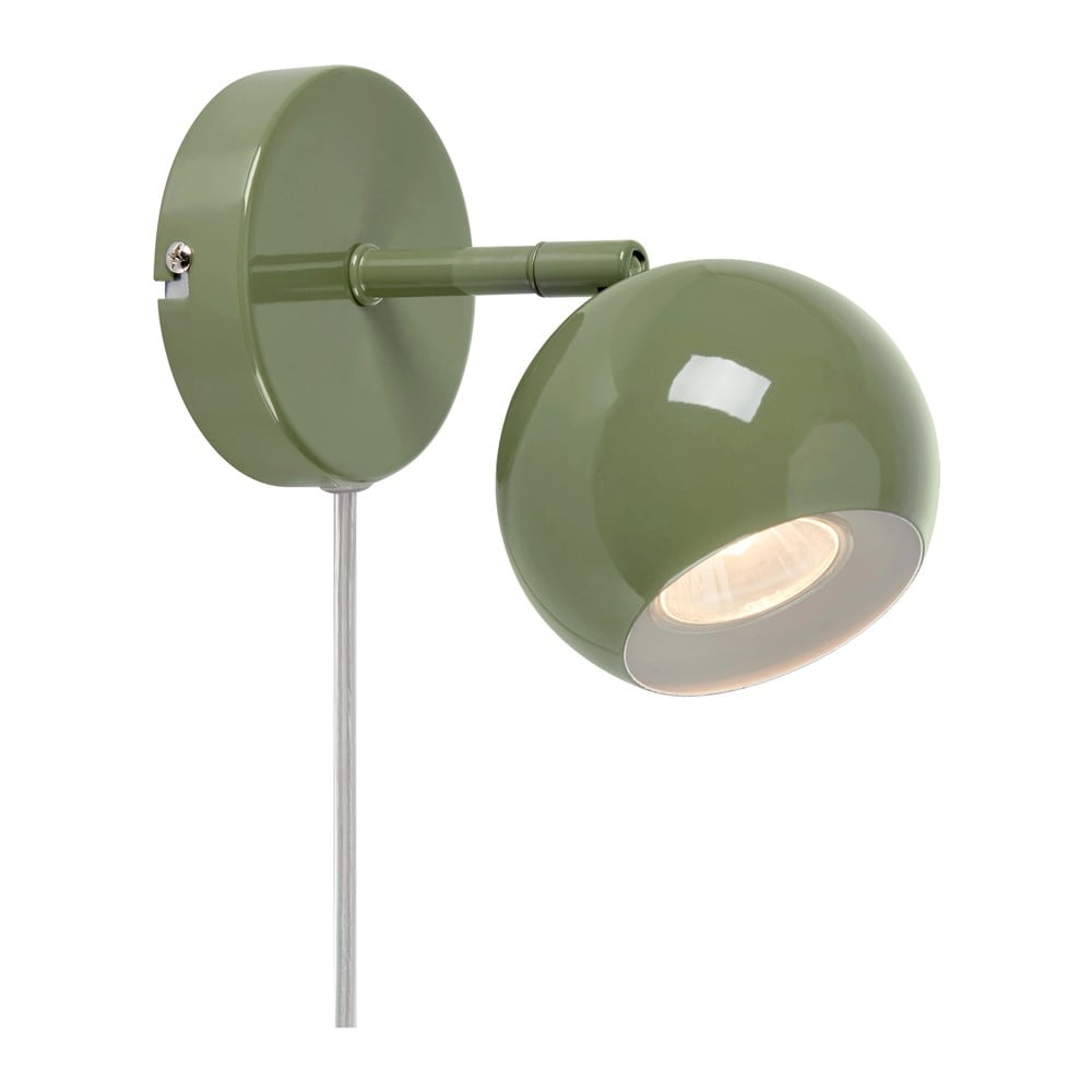 Zöld konnektorhoz csatlakoztatható fali lámpa Pop – Markslöjd